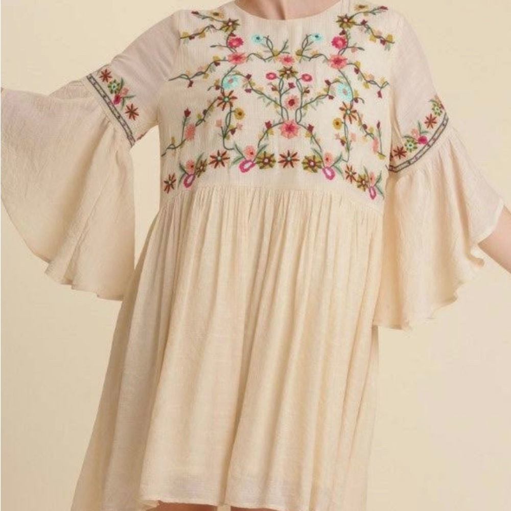 Altard State Embroidered Floral Dress (M)